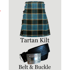 Anderson Tartan Kilt With Kilt Belt And Buckle