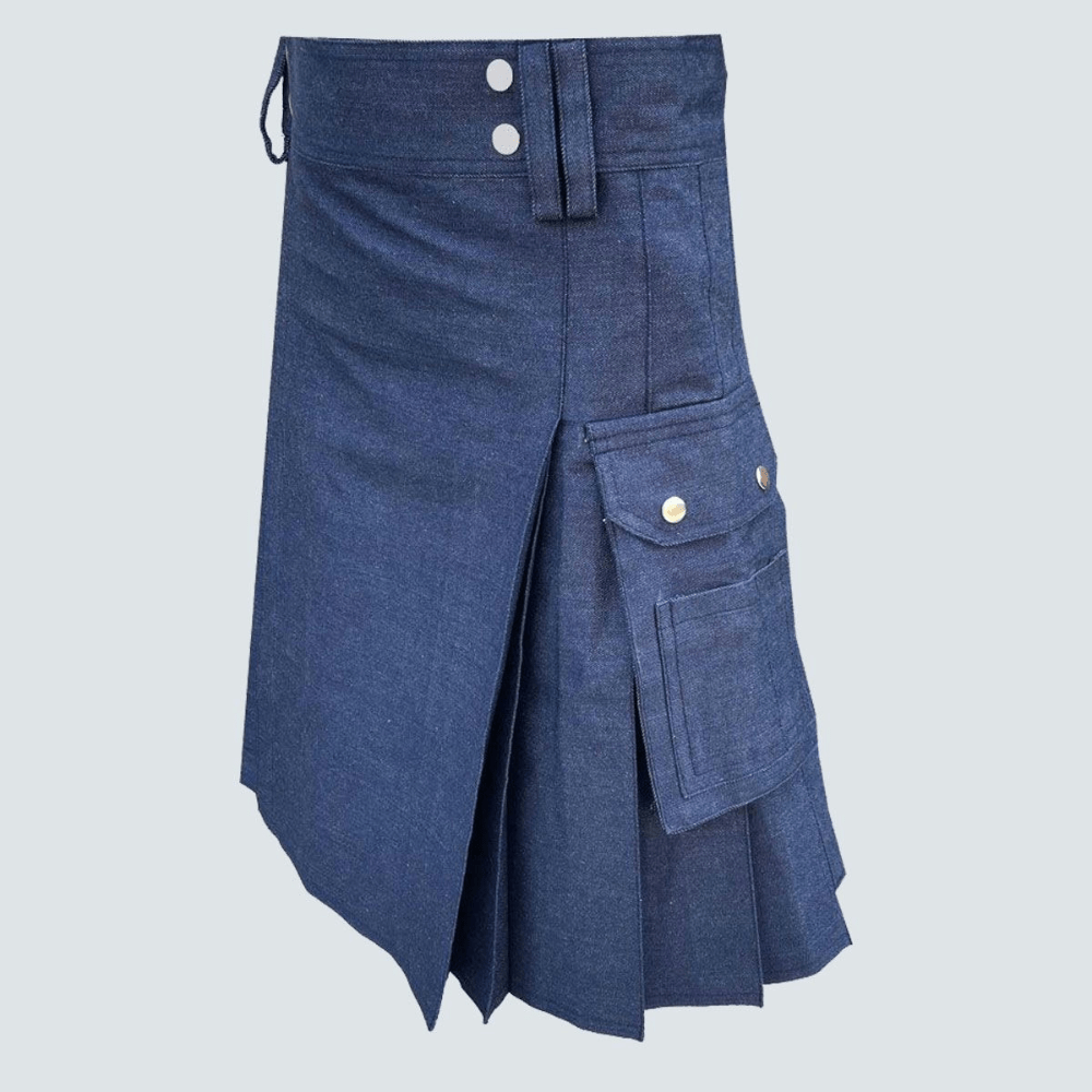 Blue Denim Kilt - Kilt Kingdom