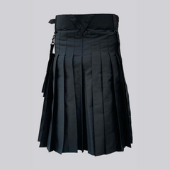 Modern Black Utility Kilt