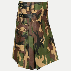 Military Camouflage Tactical Utility Kilt