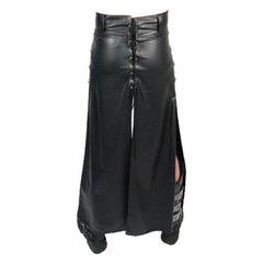 Long Hip Leather Kilt