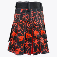 Halloween Hybrid Utility Kilt For Men