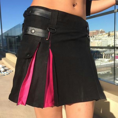 Women Modern Grey Hybrid Kilt