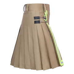 khaki firefighter utility kilt