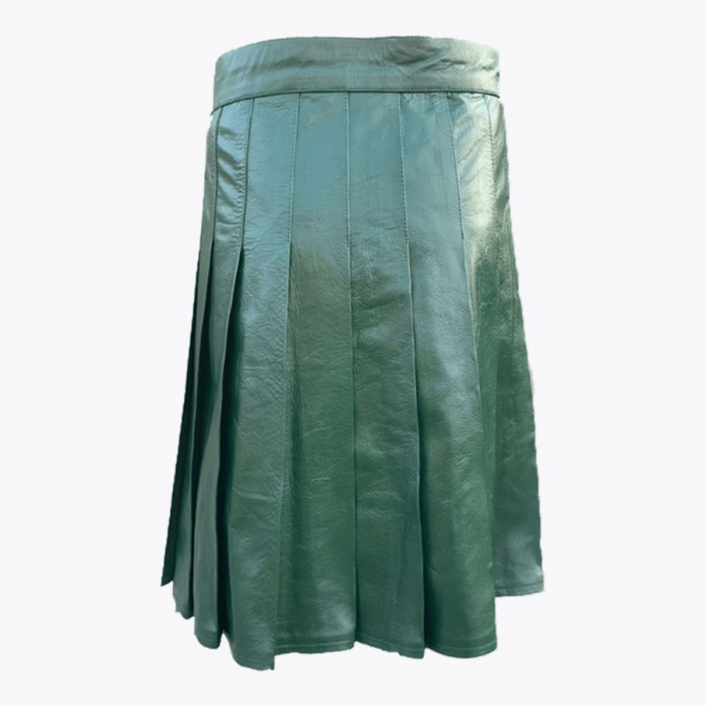 Best Green Leather Kilt - Kilt Kingdom