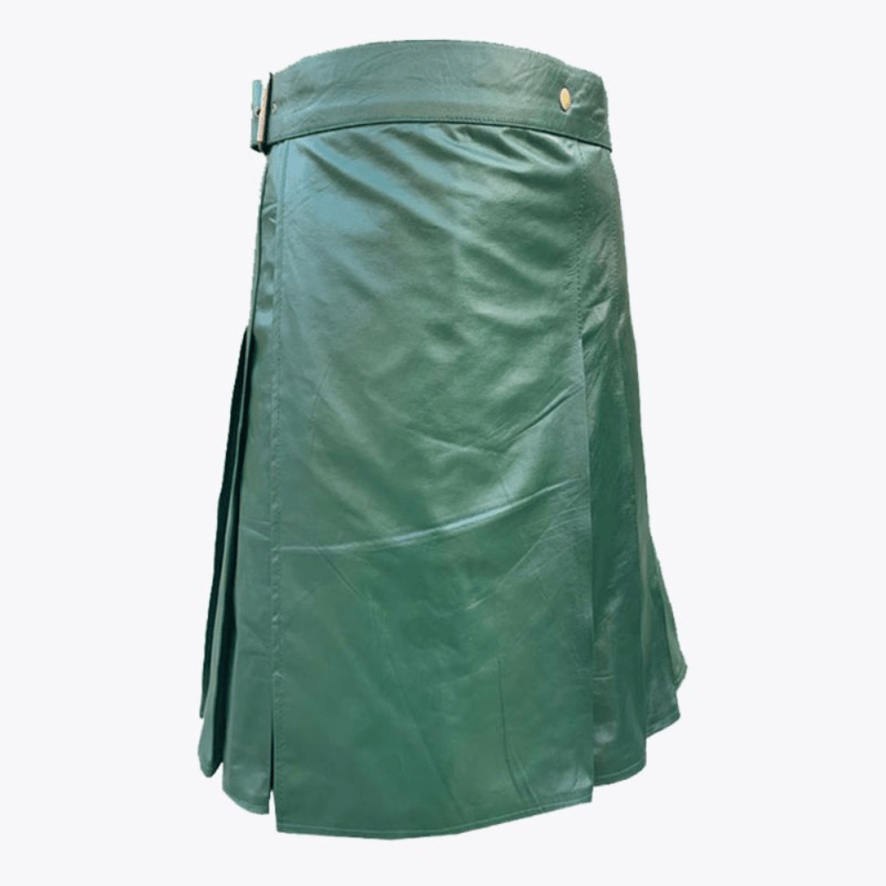 Best Green Leather Kilt - Kilt Kingdom