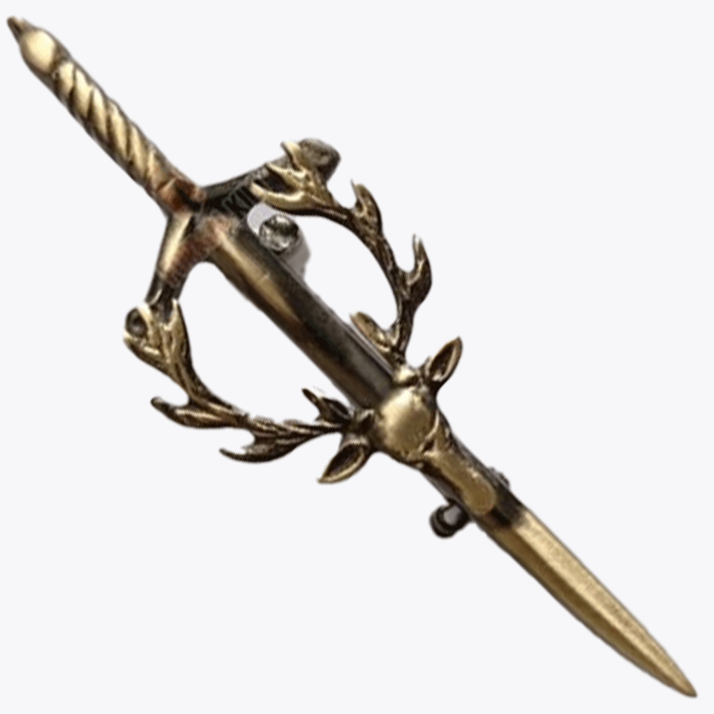 Antique Thistle Kilt Pin - Kilt Kingdom