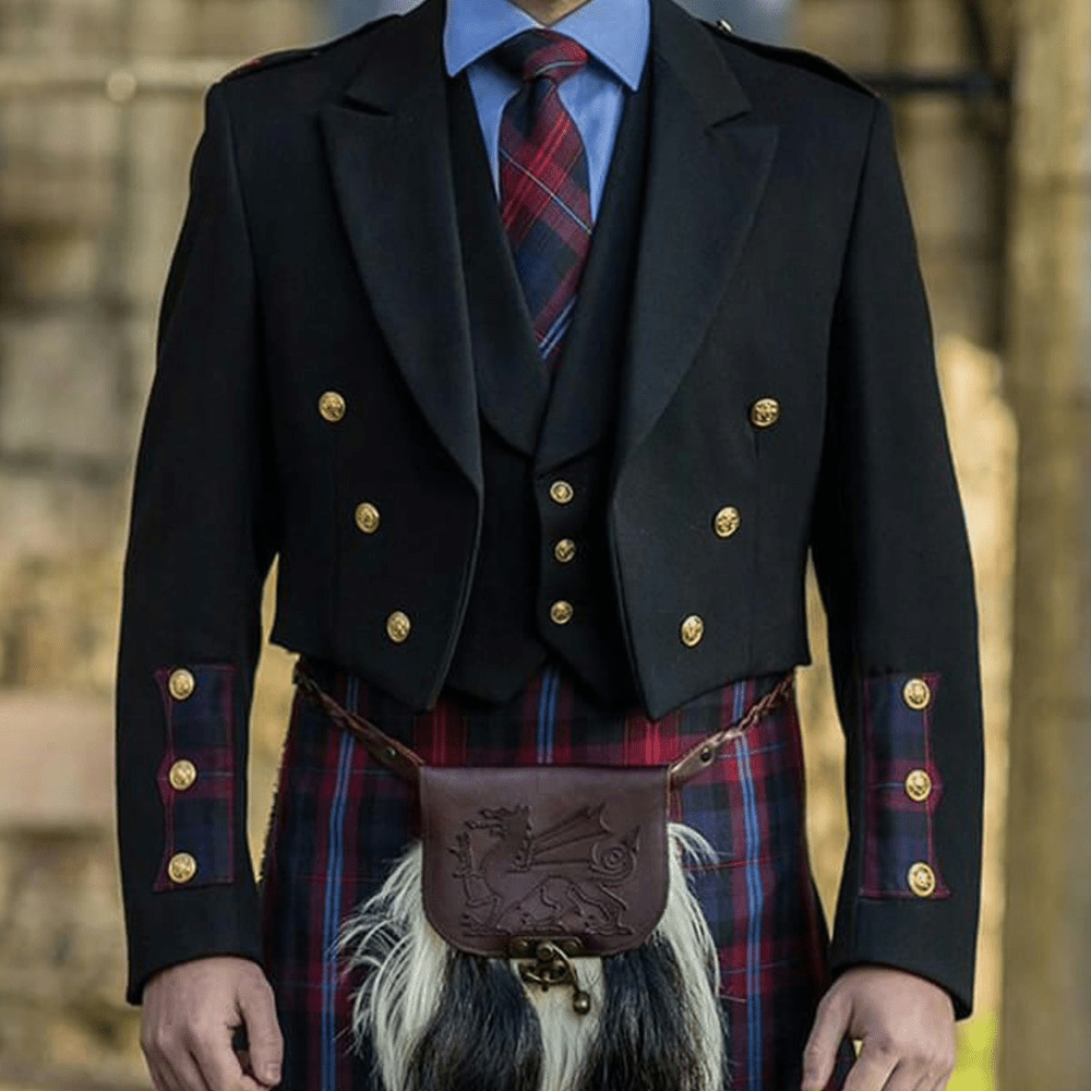 Welsh Prince Charlie Kilt Jacket and Vest - Kilt Kingdom
