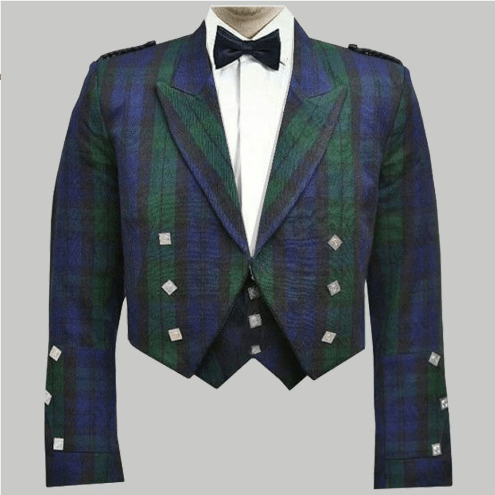 Prince Charlie Jacket - & Waistcoat In Tartan Made To Measure - Kilt Kingdom