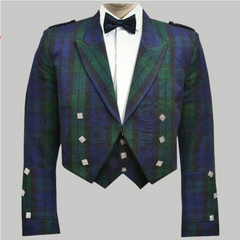 Prince Charlie Jacket-& Waistcoat In Tartan Made To Measure