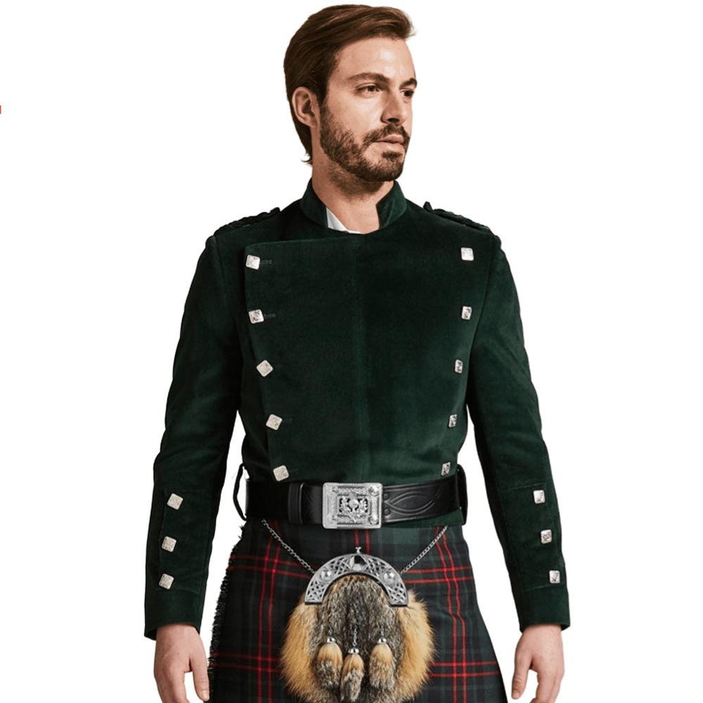 Montrose Black Velvet Kilt Jacket - Kilt Kingdom