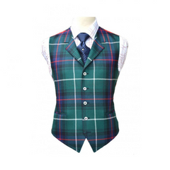 Scottish Traditional Mackenzie Tartan Kilt Vest / Waistcoat For Mens