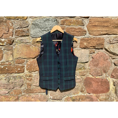 Vintage Tartan Waistcoat or Vest