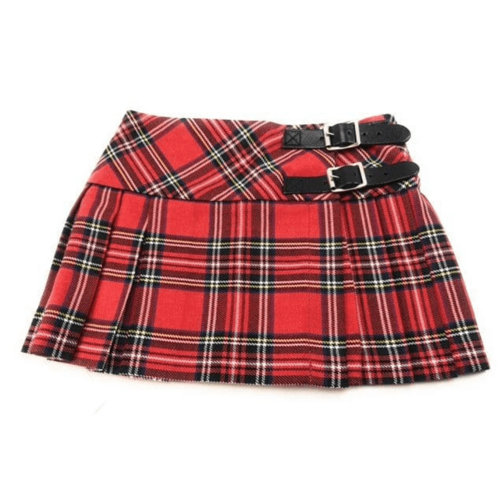 Girls Royal Stewart Tartan Mini Stacey Kilt - Kilt Kingdom