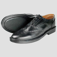 Traditional Leather Custom Made Black Shoes