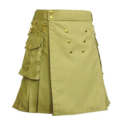 Utility Kilt with Golden Button